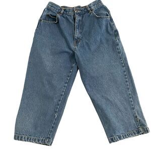 VTG Forenza Denim Jeans 80s 90s High Rise‎ Mom Size 8 Capris
